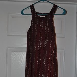 Red detailed Dress